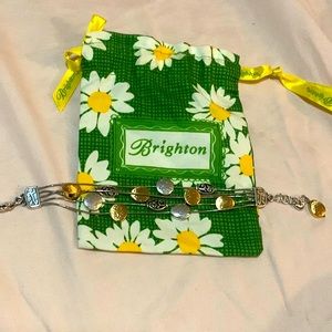 Brighton 5 tier two tone bracelet 7-7.5 inch